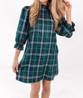 J.Marie - Jordyn Long Sleeve Bow Mini Dress