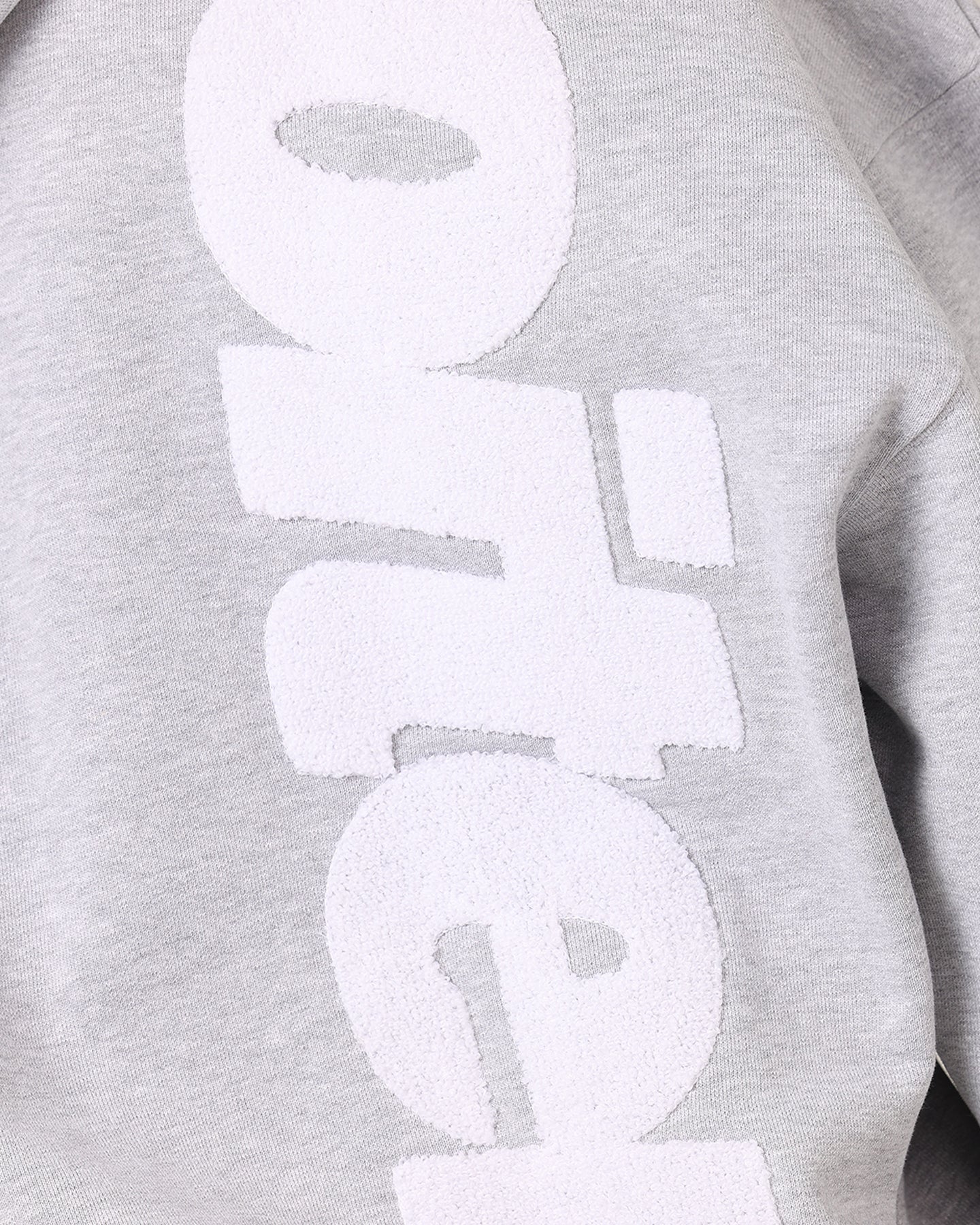 Loiter Pin Line Premium Hoodie Grey Marle
