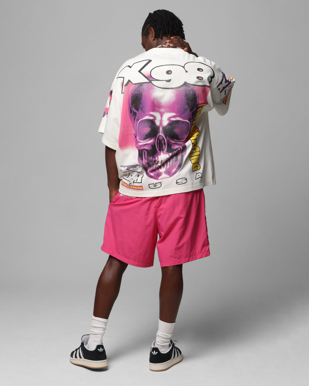 Loiter Racer Box T-Shirt Off White