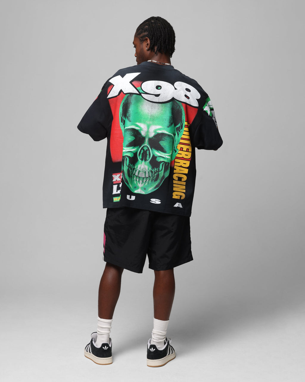 Loiter Racer Box T-Shirt Vintage Black