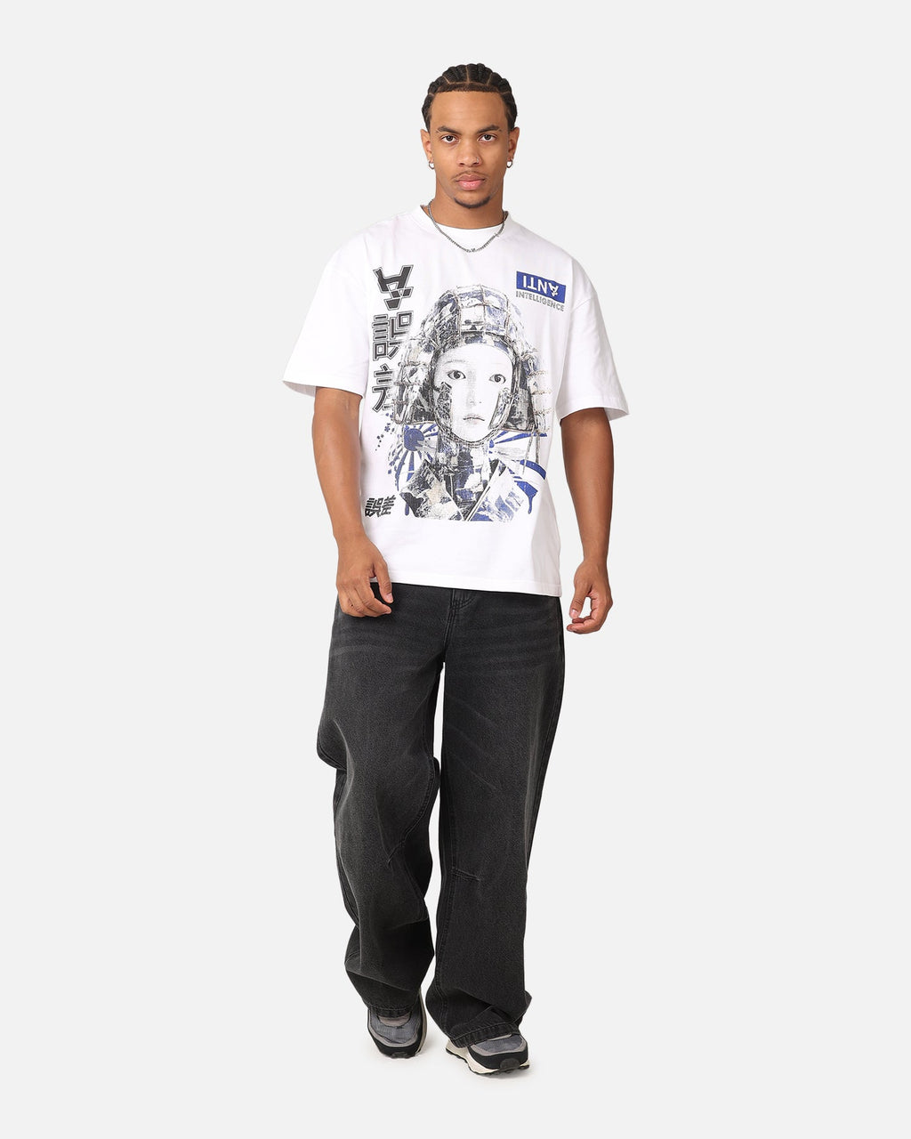 The Anti Order Anti Intelligence Drop T-Shirt White
