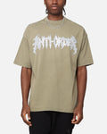 The Anti Order New Dawn Mock Neck T-Shirt Vintage Khaki