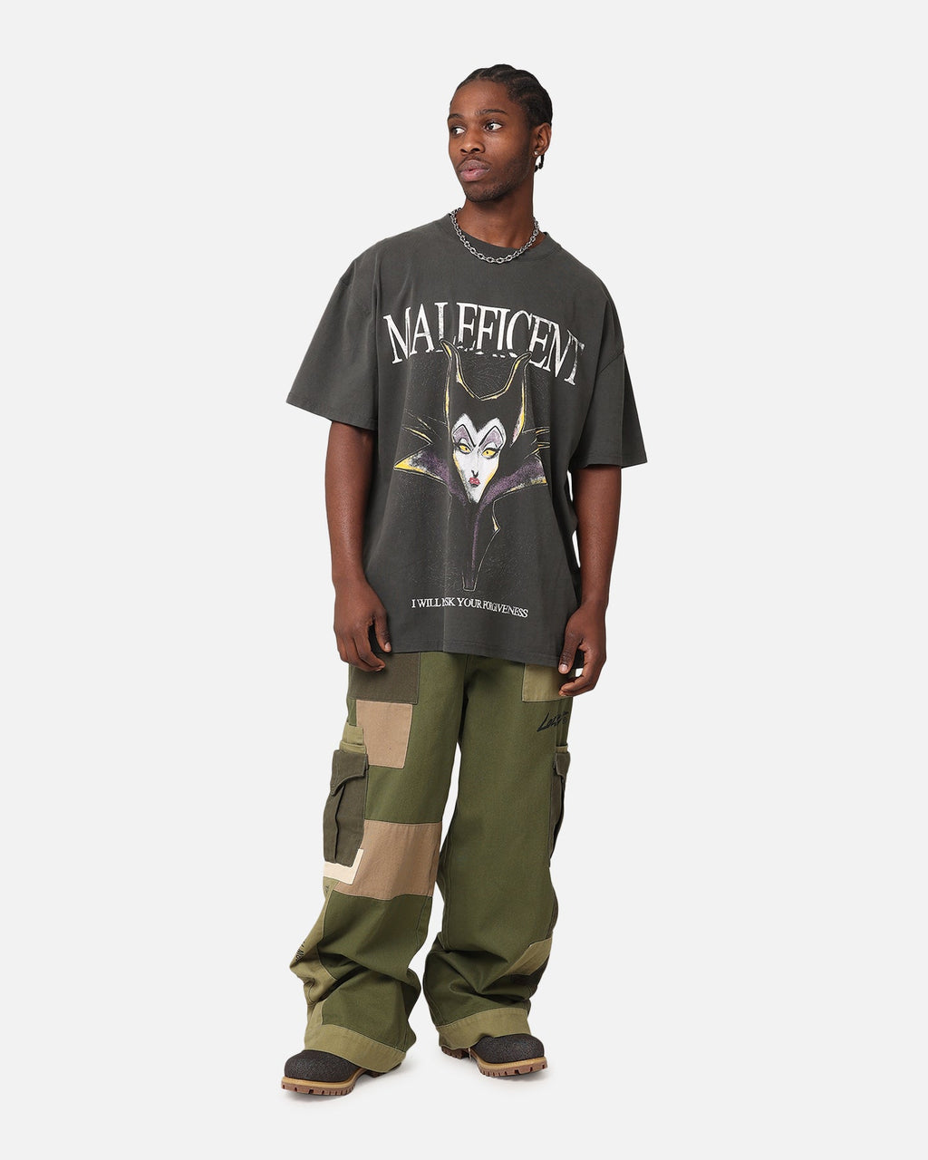 American Thrift Disney Maleficent Heavyweight T-Shirt Black Wash