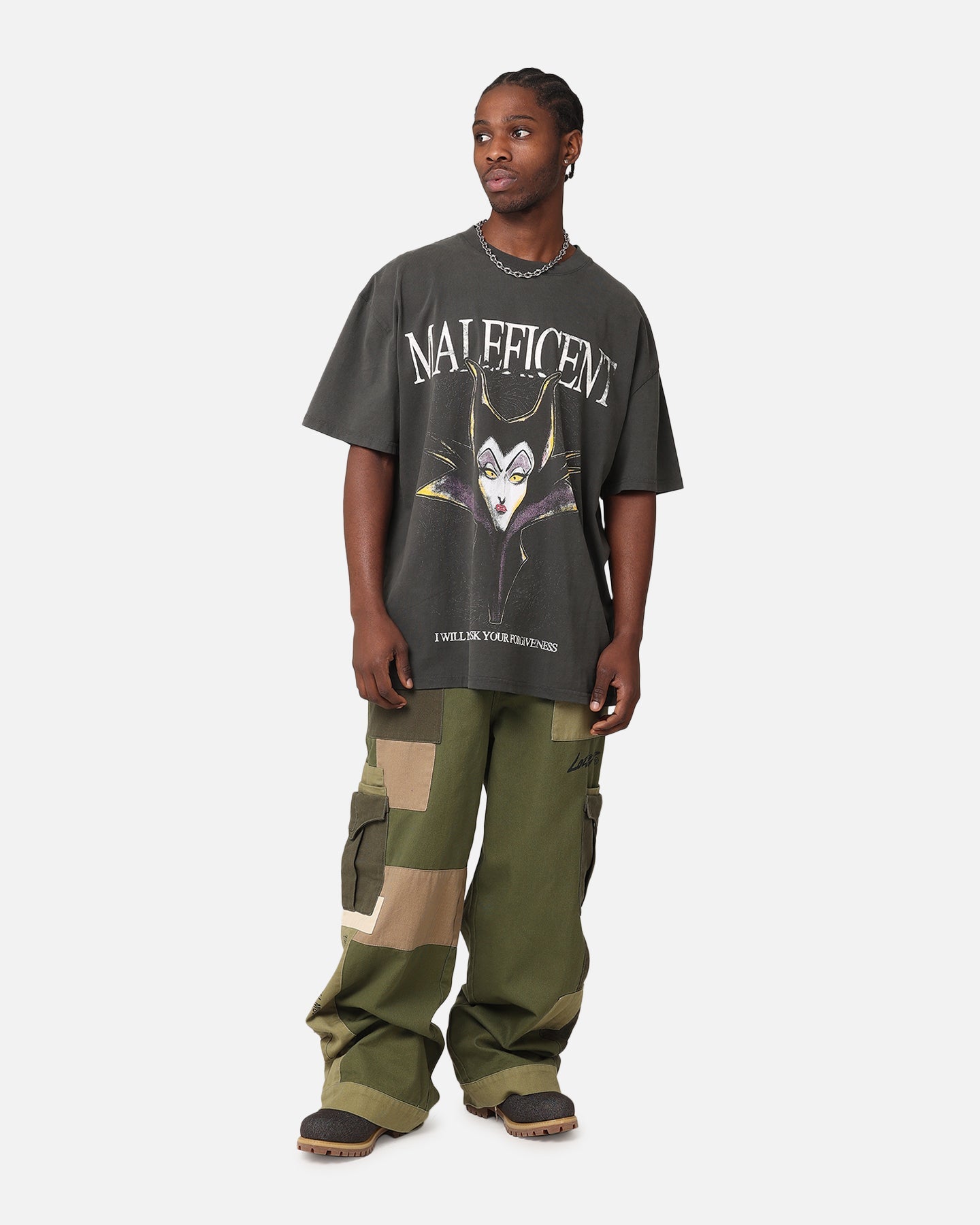 American Thrift Disney Maleficent Heavyweight T-Shirt Black Wash