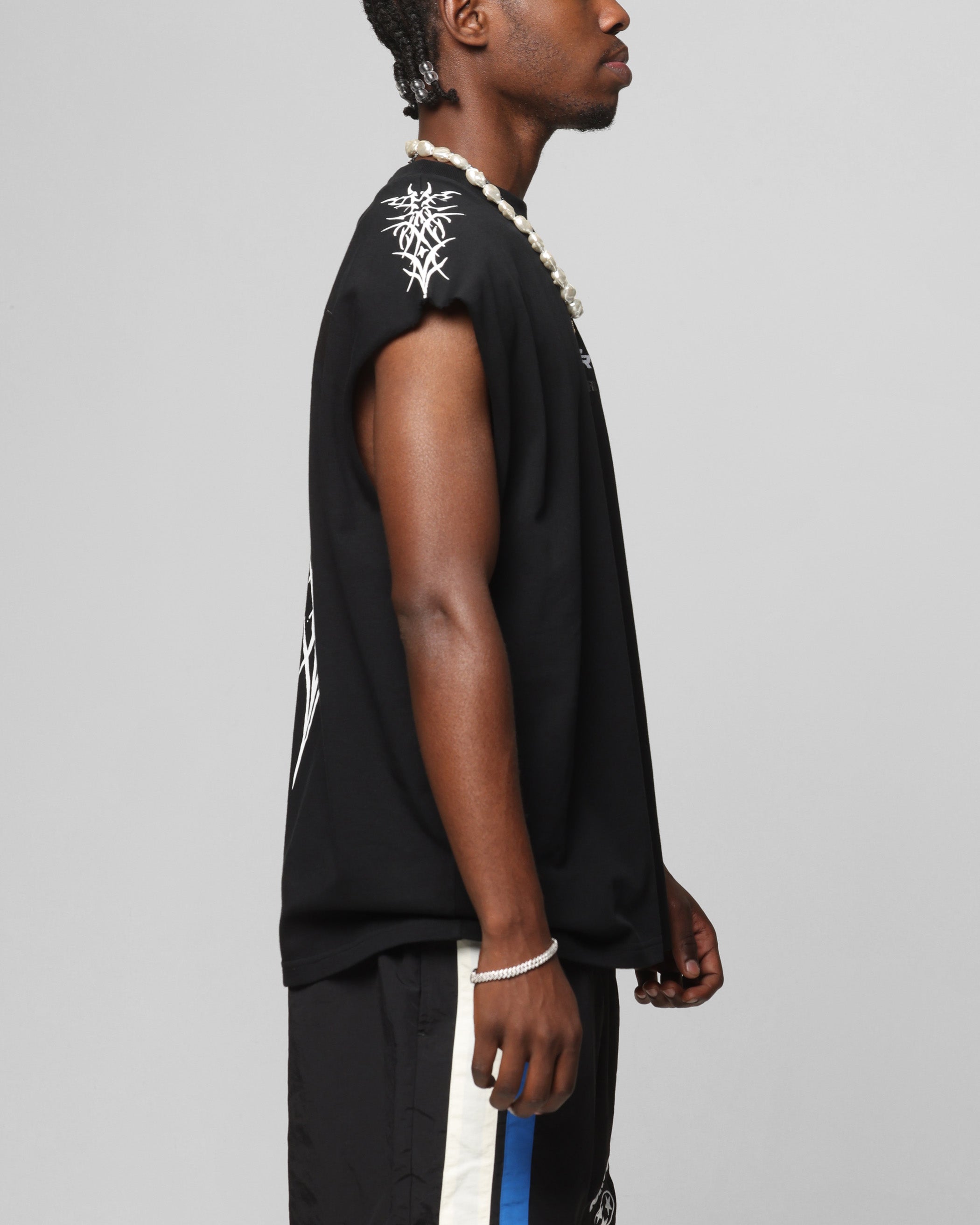 Loiter Cyber Muscle T-Shirt Black