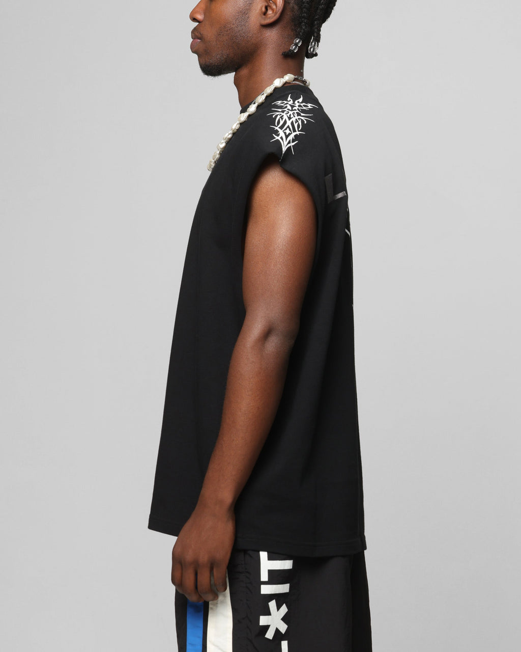 Loiter Cyber Muscle T-Shirt Black