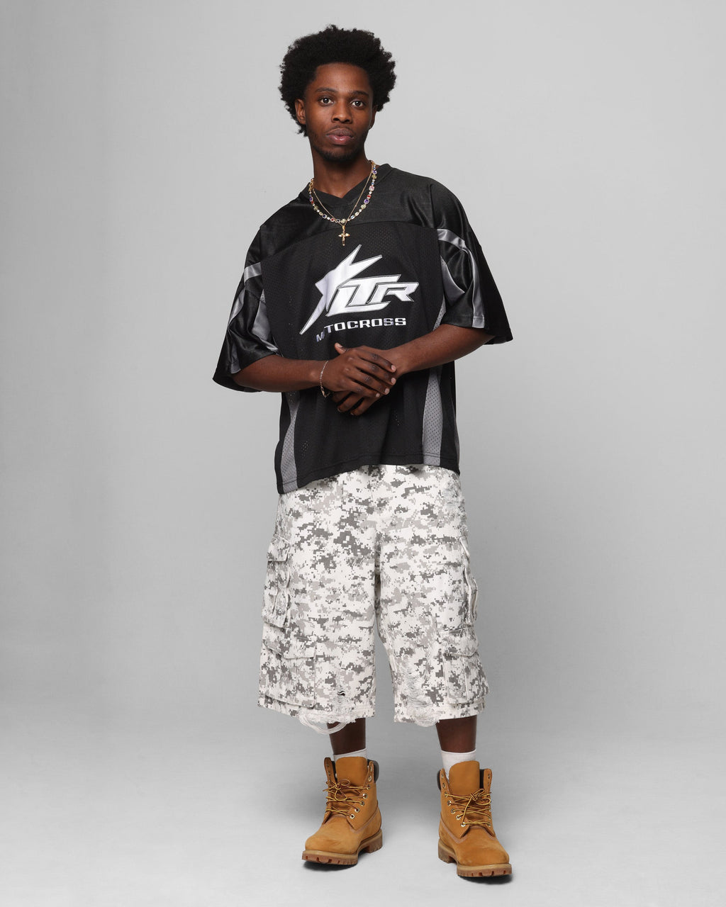 Loiter End Zone Jersey Black
