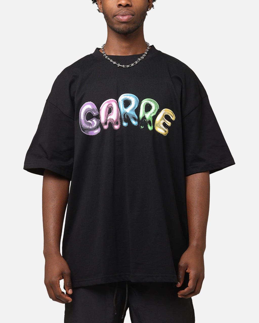 Carre Balloon T-Shirt Black