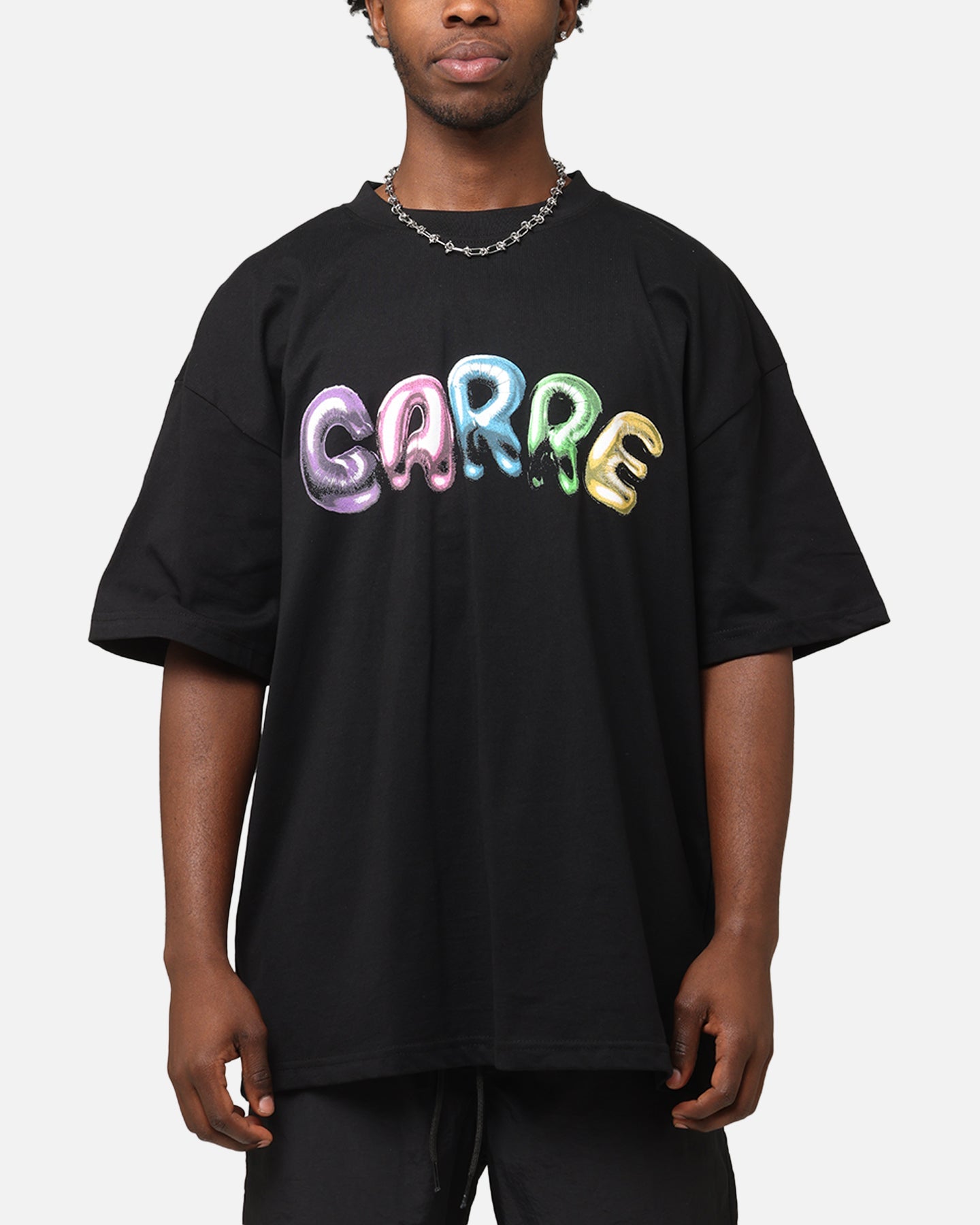 Carre Balloon T-Shirt Black