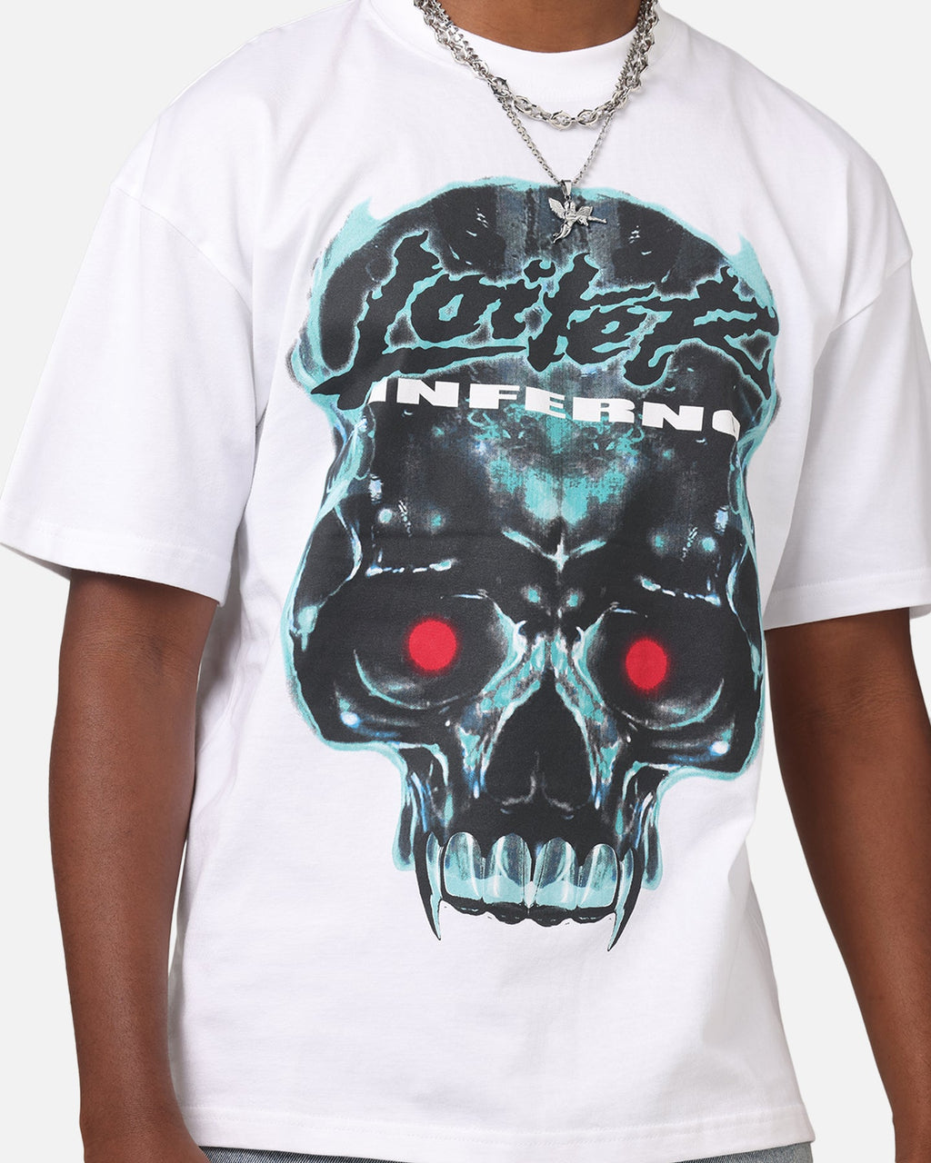 Loiter Inferno Drop T-Shirt White