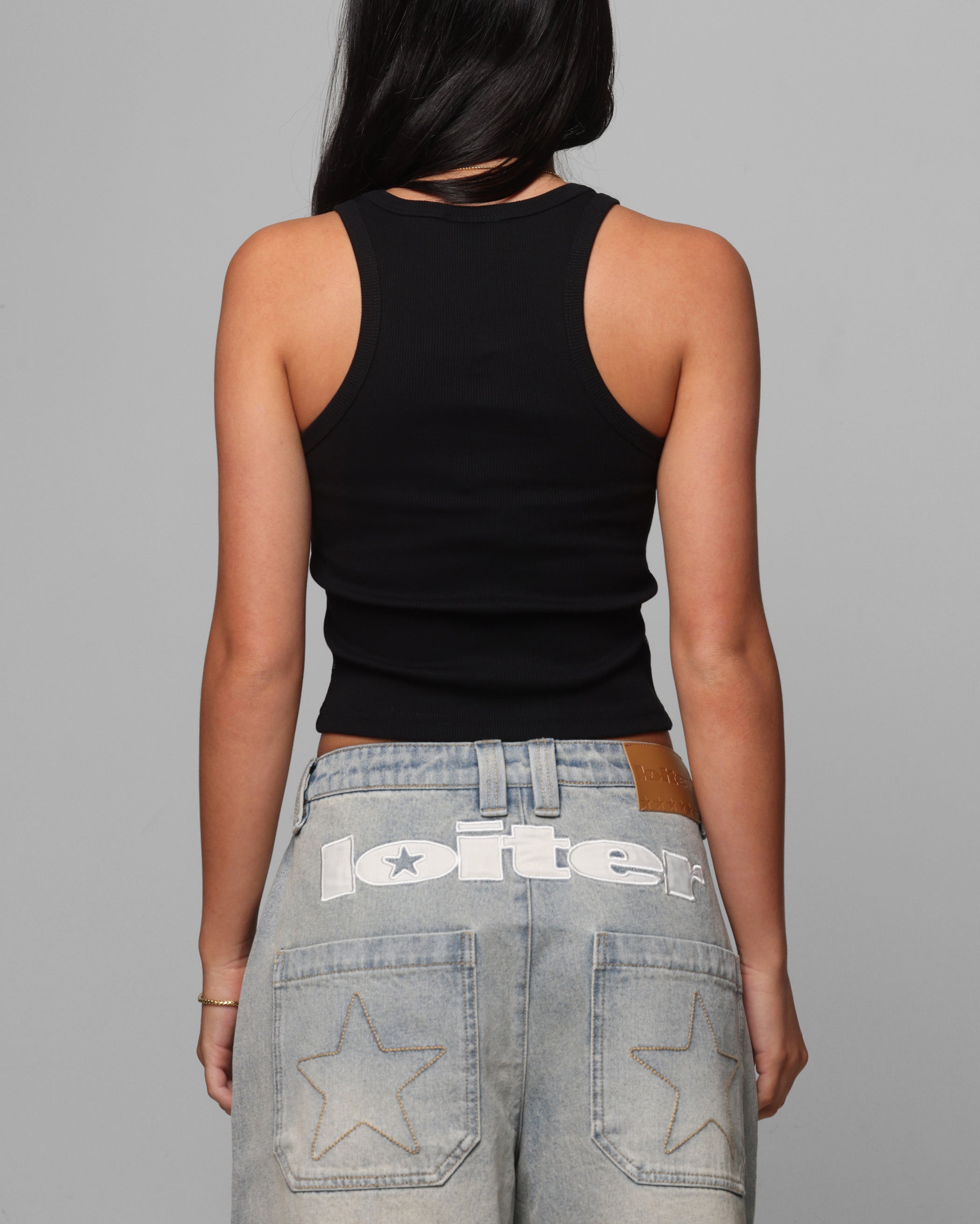 Loiter Women's Motorsport Tank Black
