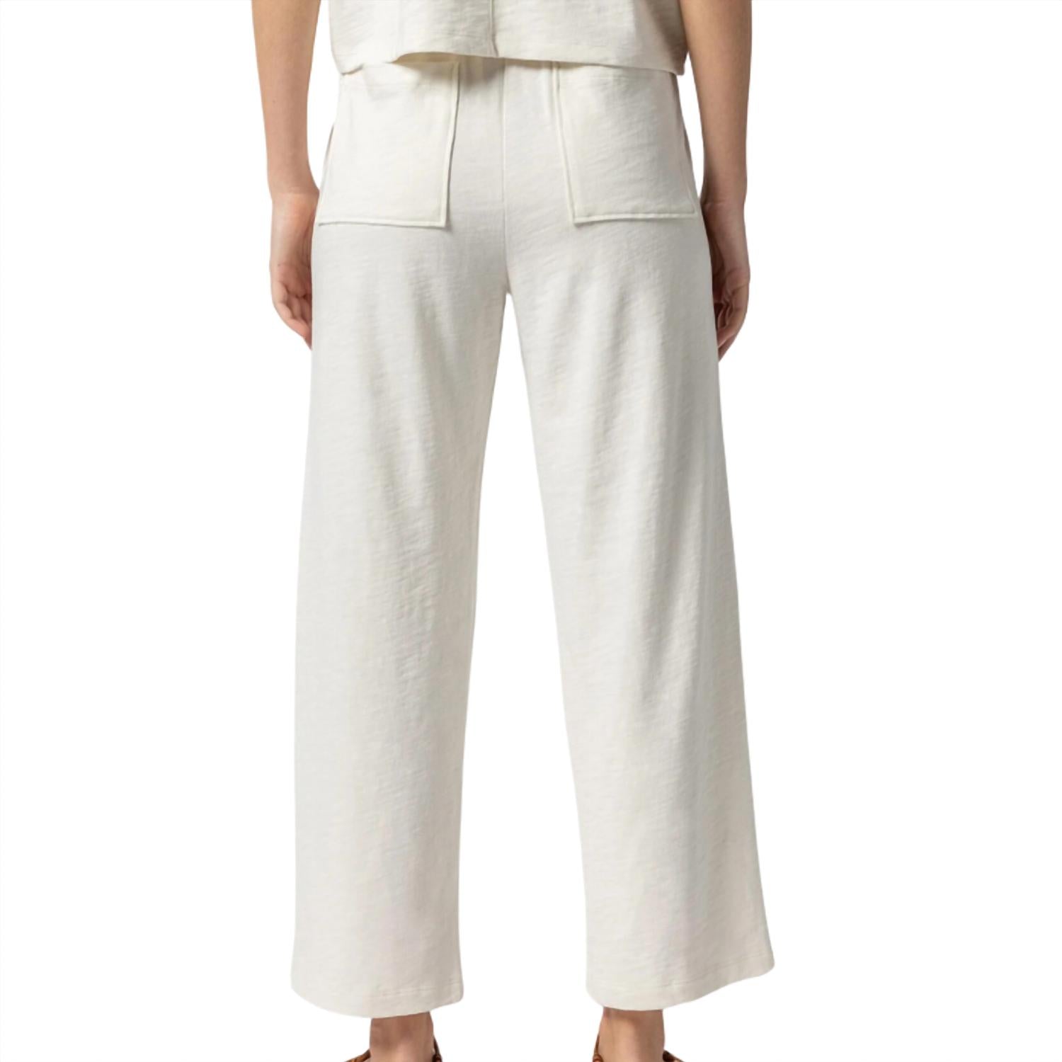 Lilla P - Women's Cropped Pull On Pant