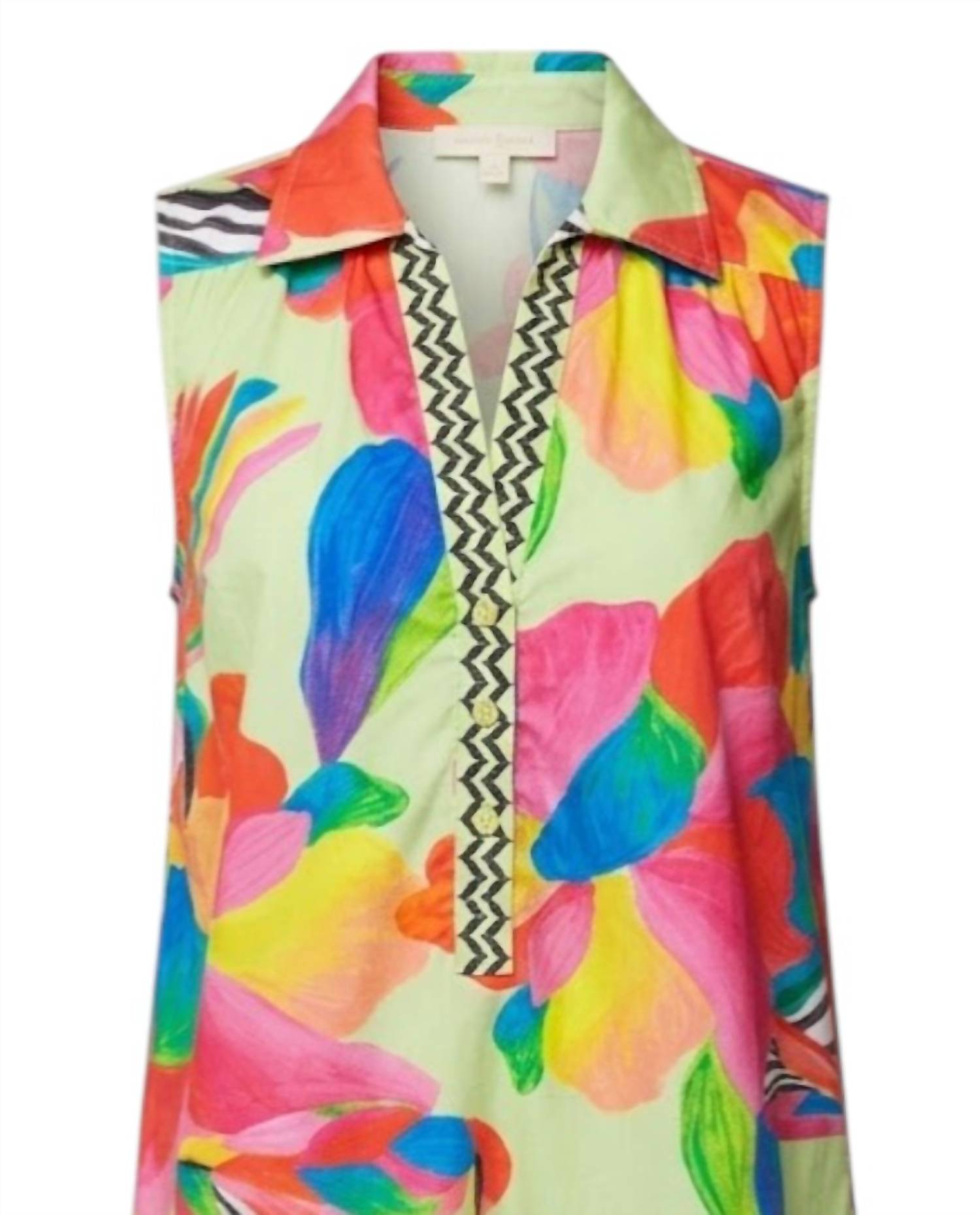 Maude Vivante - Women's Luna Palm Breeze Poplin Dress