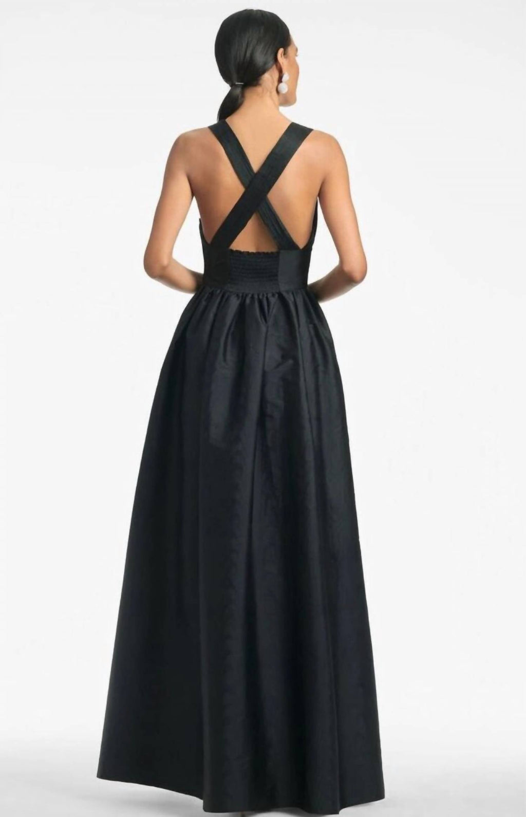 Sachin & Babi - Kenzia Moir¨¦ Taffeta Gown