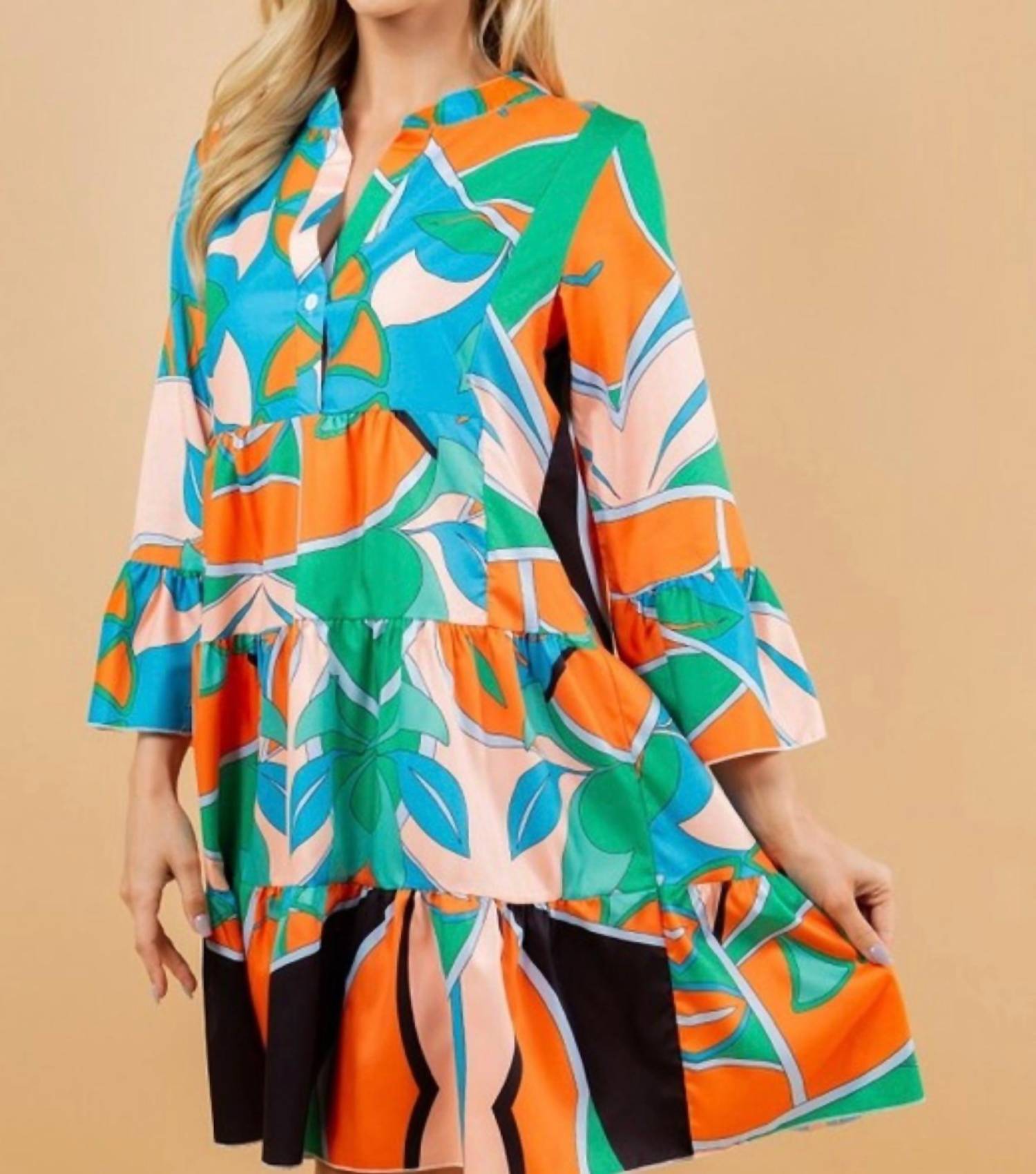 Sundayup - Totally Tropical Flowy Dress