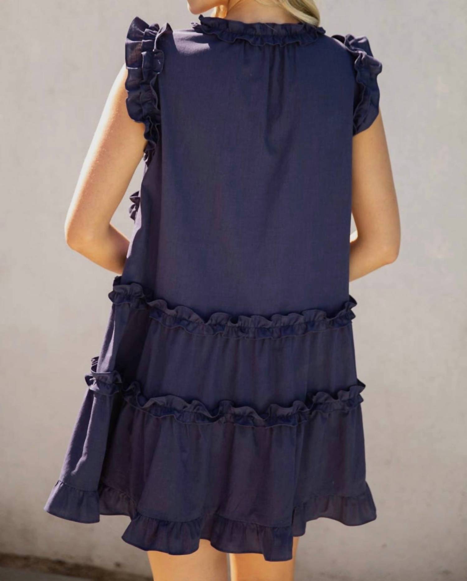 Voy - Ruffle Detailed Tiered Dress