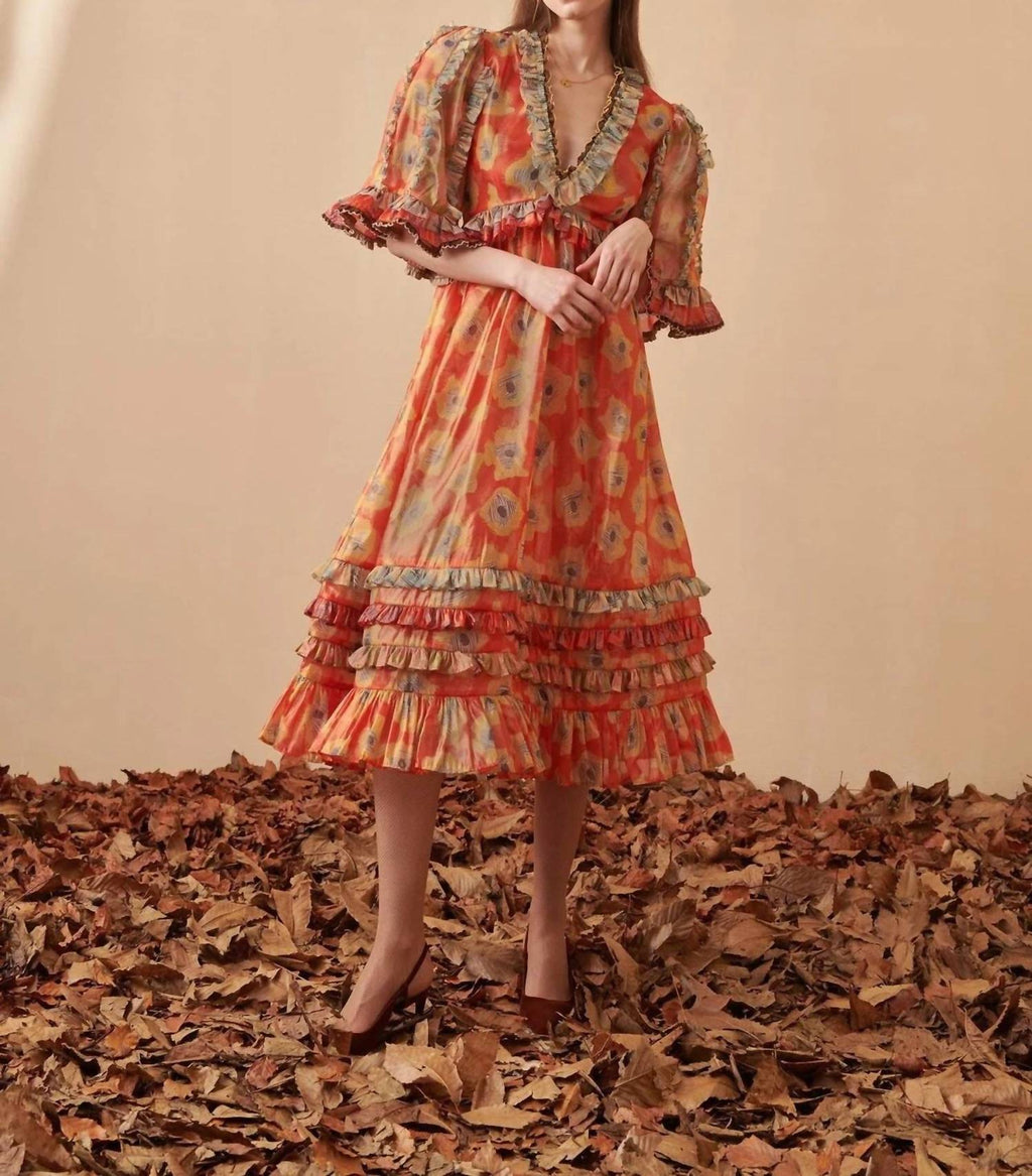 Celia B - Aura Ruffled Dress