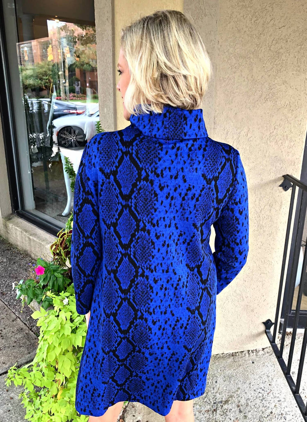 Tyler Boe - Reptile Print Dress