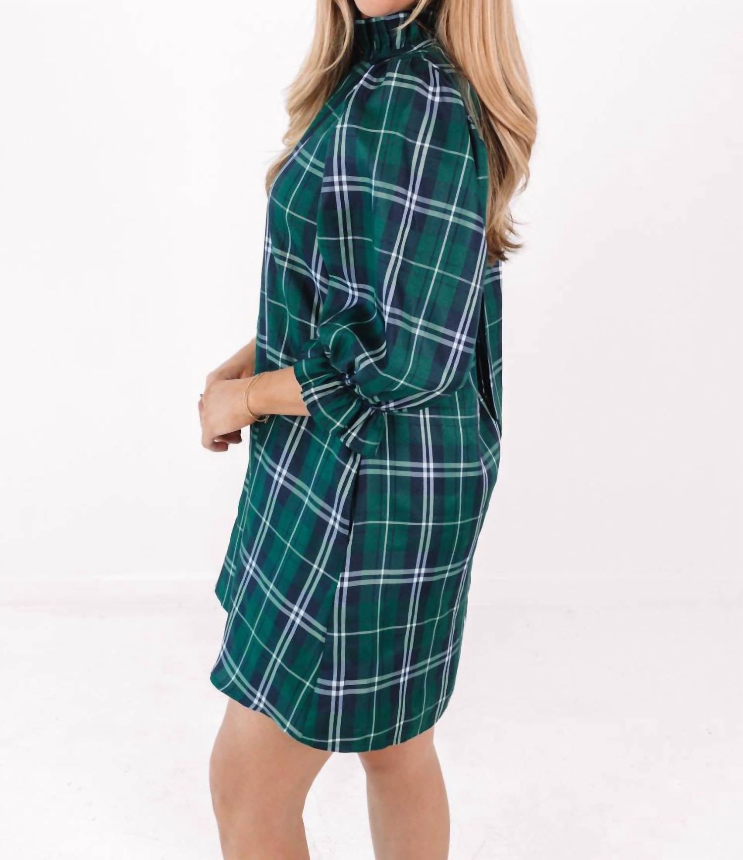 J.Marie - Jordyn Long Sleeve Bow Mini Dress