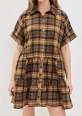 Sea - Caja Plaid Tunic Dress