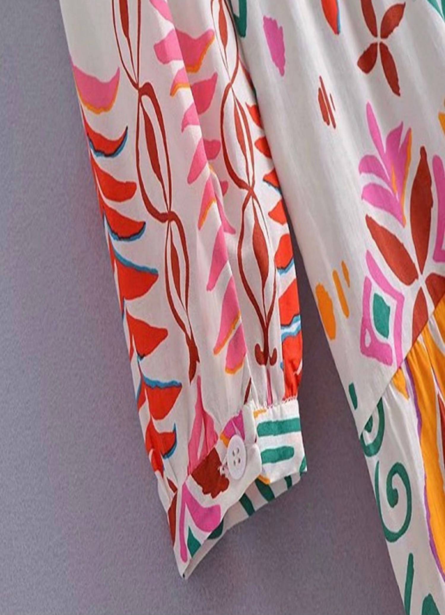 Sundayup - Women's Free Form Button-up Shirt Dress