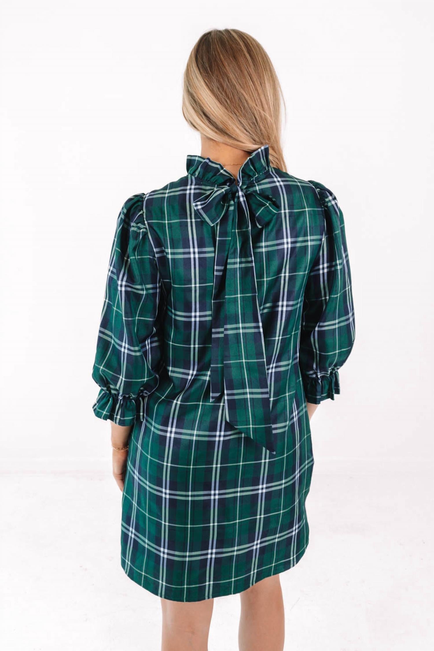 J.Marie - Jordyn Long Sleeve Bow Mini Dress