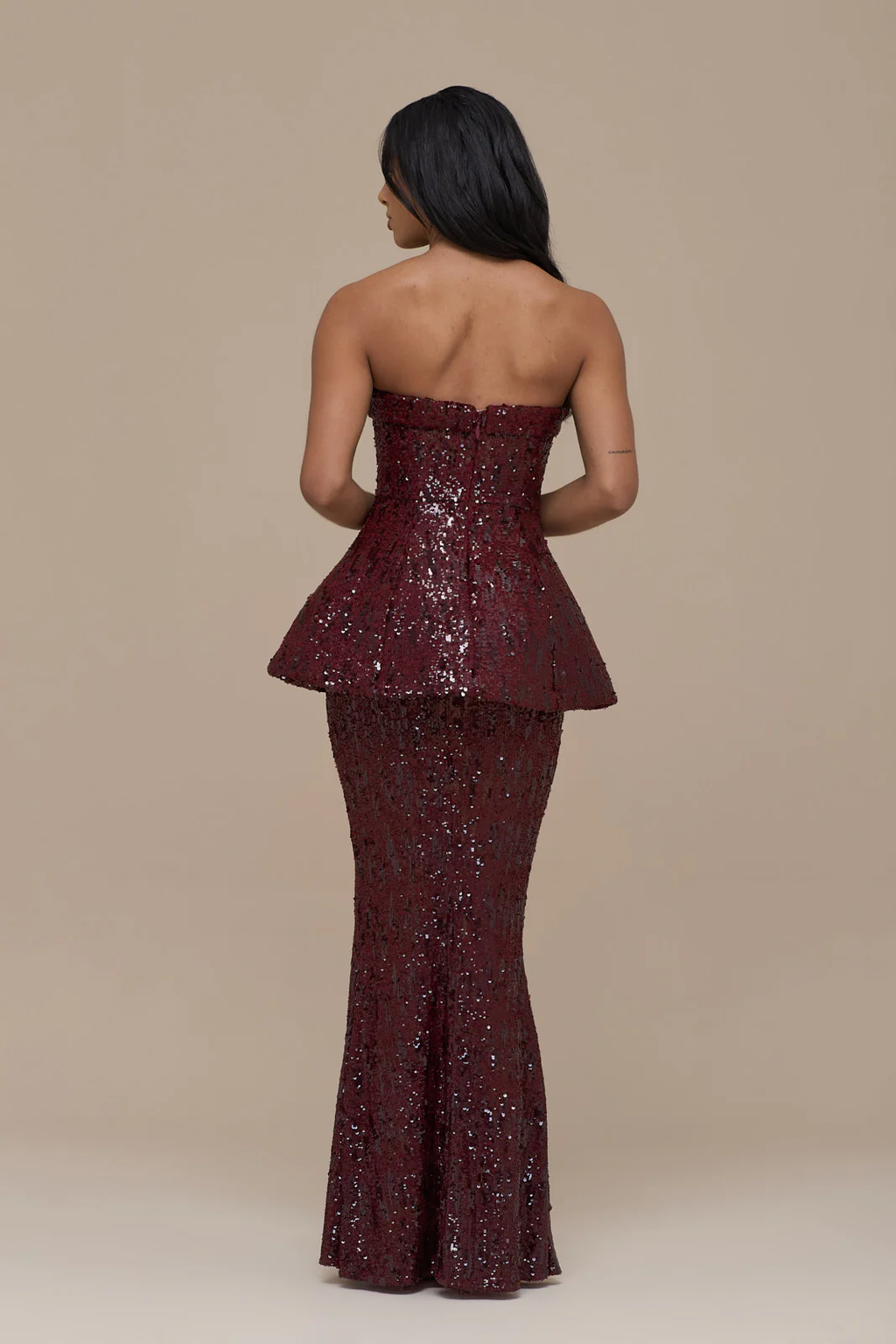 Sexy Strapless Sleeveless Dress