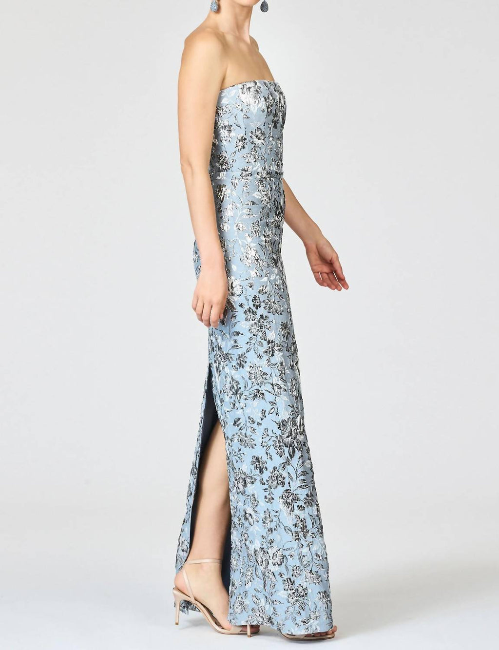 Sachin & Babi - Metallic Cloque Sophia Gown