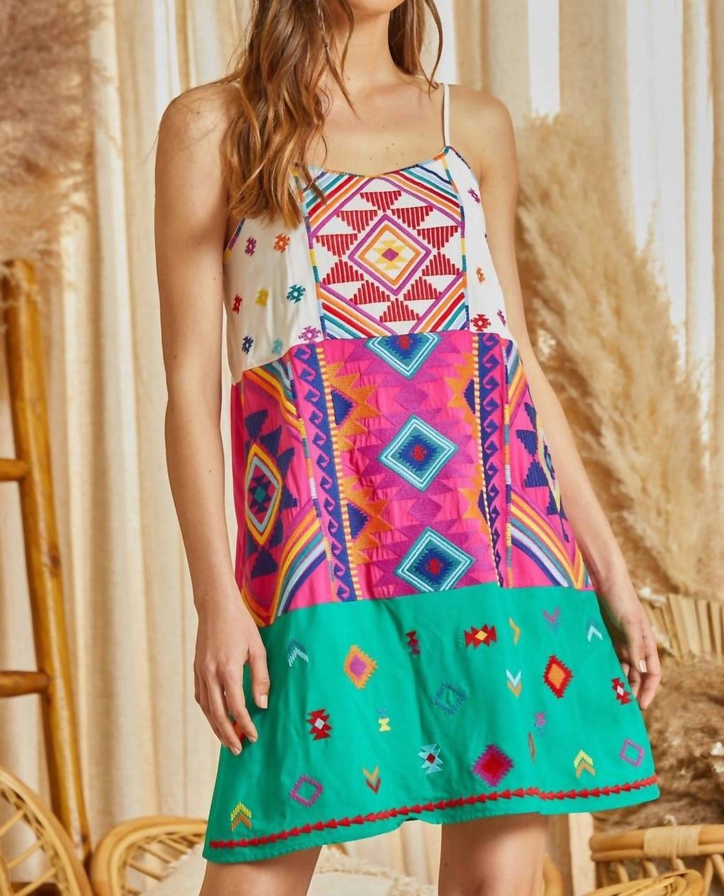 Savannah Jane - Shiny Penny Embroidered Dress