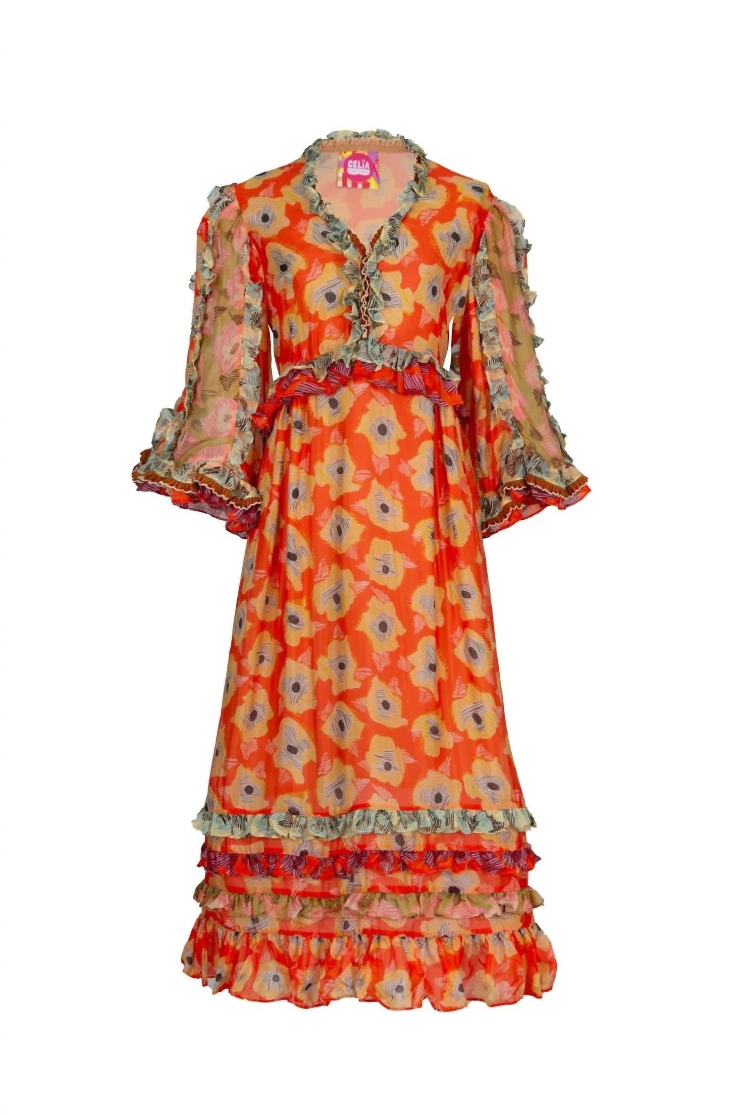 Celia B - Aura Ruffled Dress