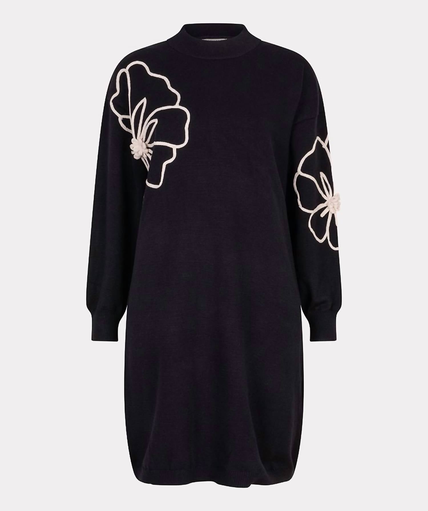 Esqualo - Tape flower dress
