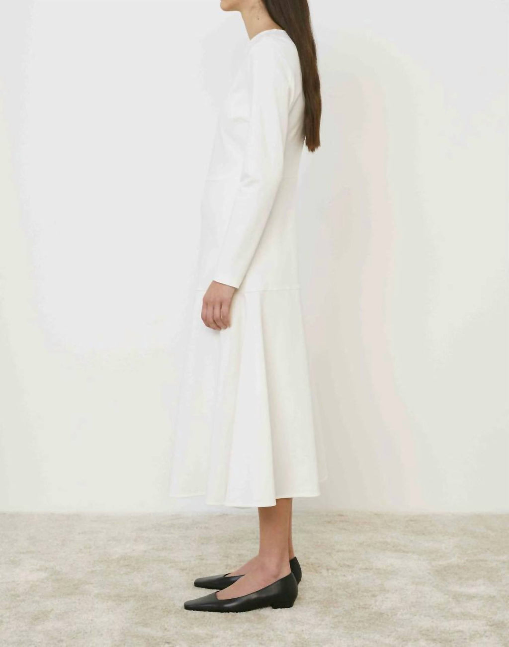 Meimeij - Long Sleeve Midi Dress