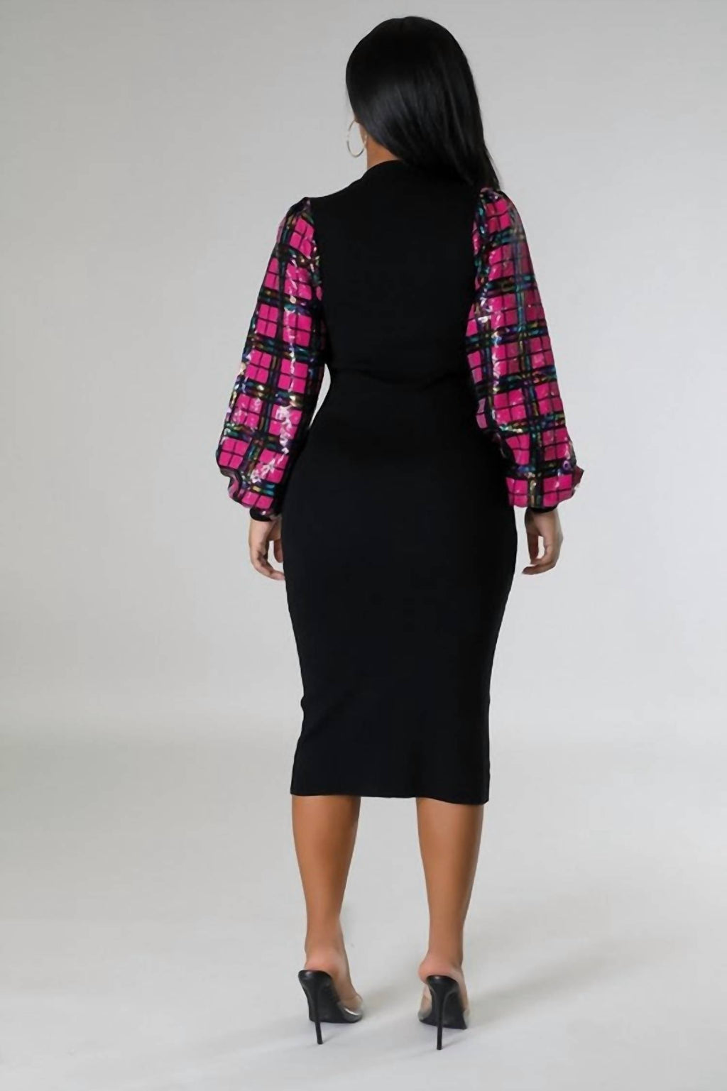 Good Time Usa - Women's Sequins Sleeve Dress