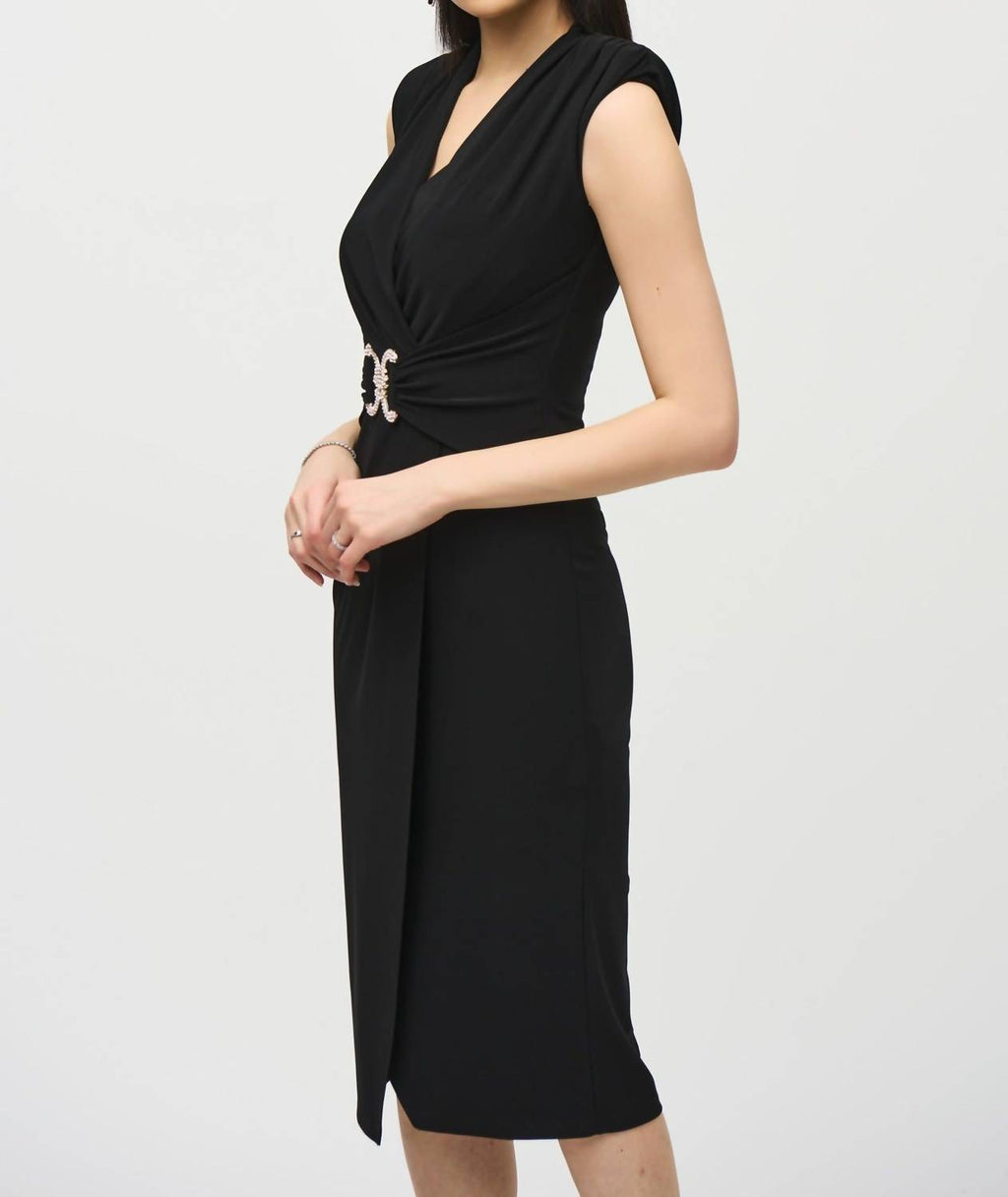 Joseph Ribkoff - Sleeveless Wrap Dress