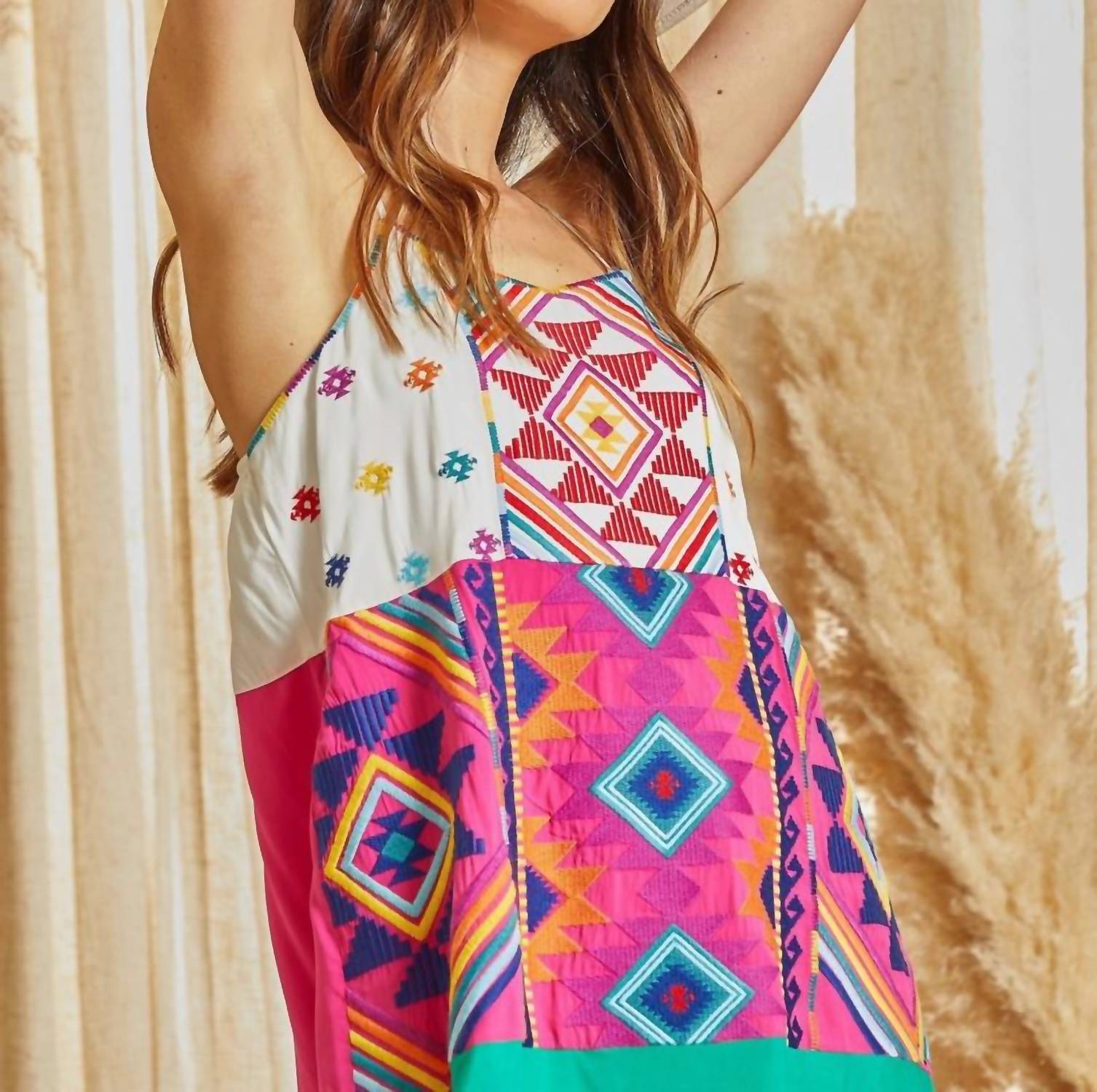 Savannah Jane - Shiny Penny Embroidered Dress