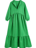 Sundayup - Women's Field Of Dreams Ruffle Dress