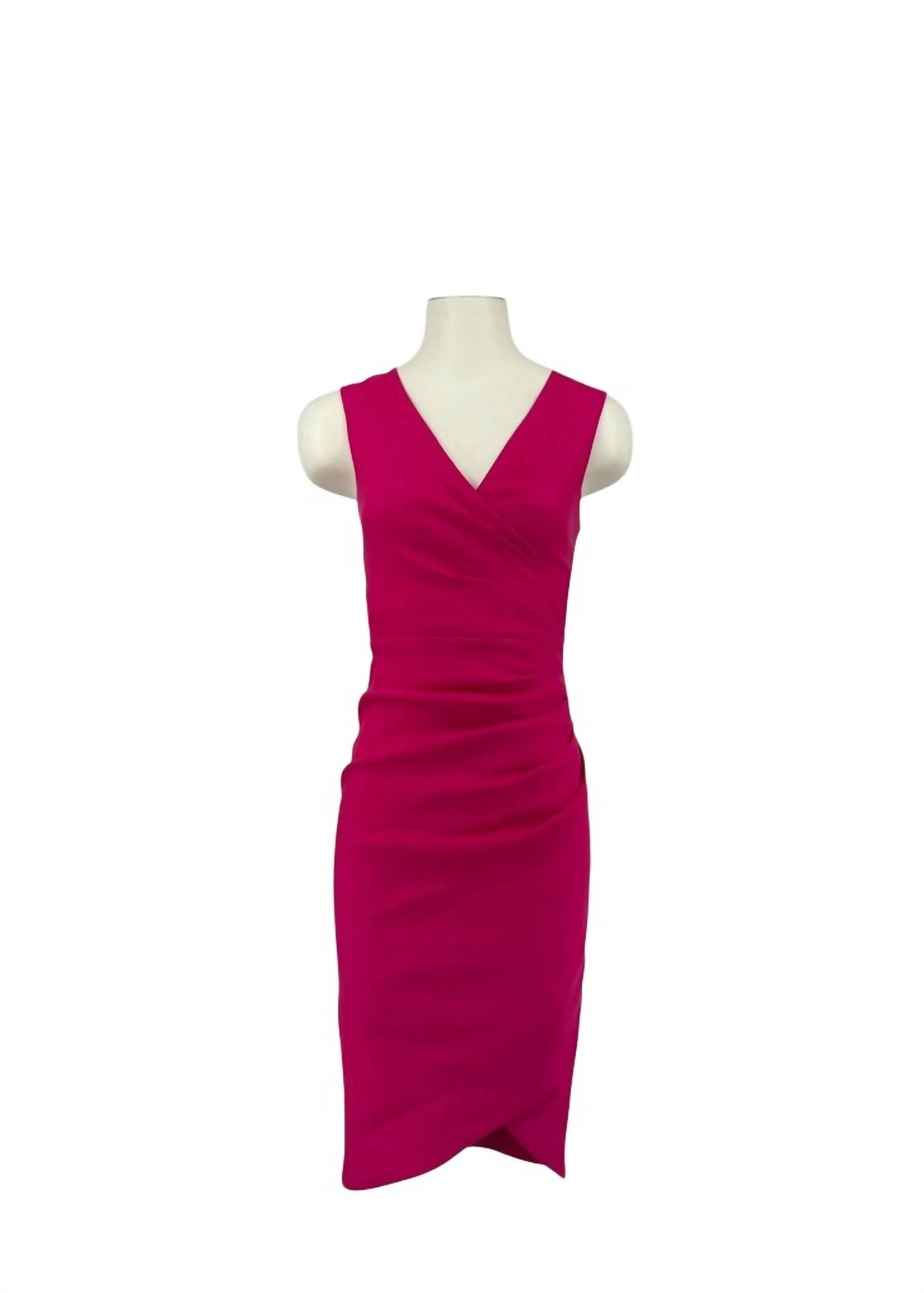 Nicole Miller - Women's Tuck Sheath Mini Dress