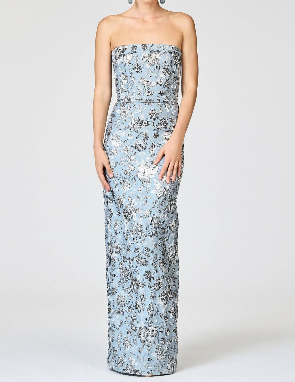 Sachin & Babi - Metallic Cloque Sophia Gown