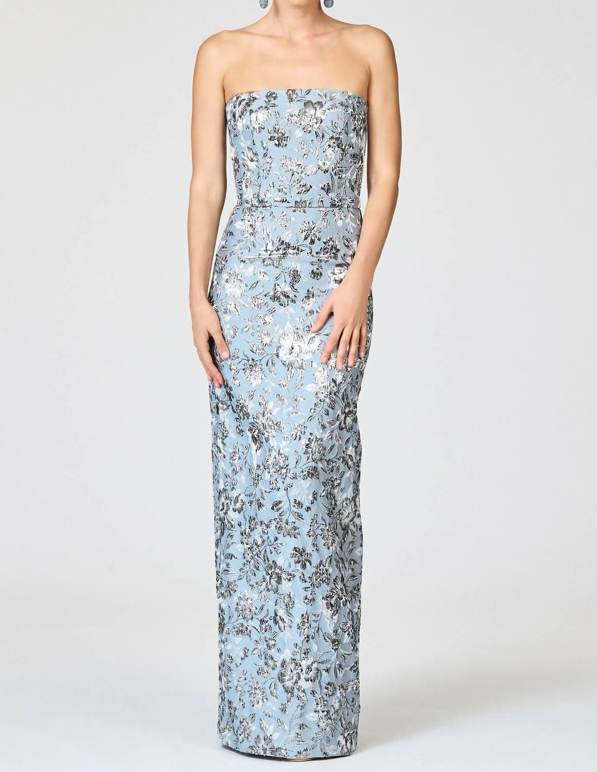 Sachin & Babi - Metallic Cloque Sophia Gown