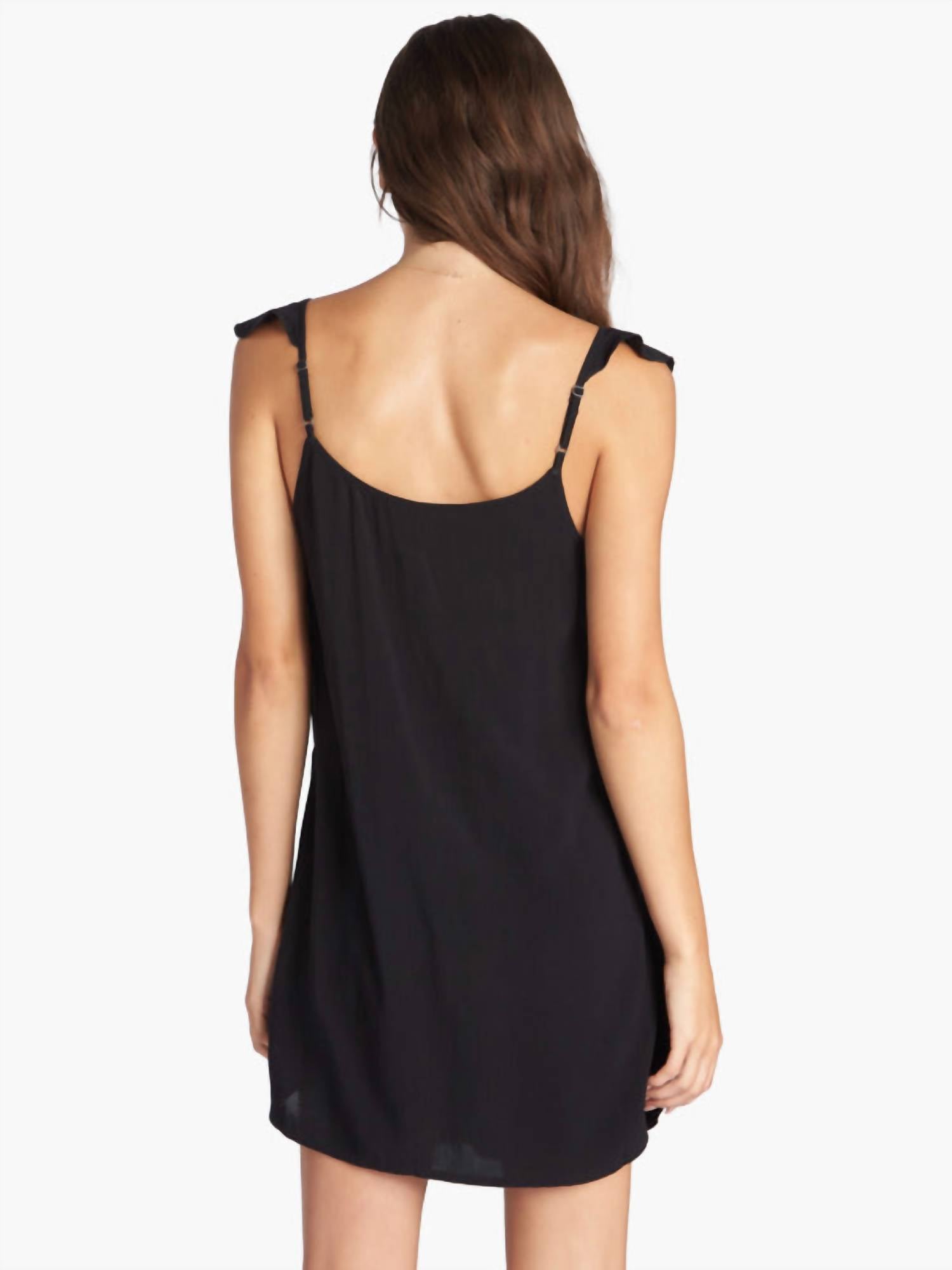 Roxy - Future Thoughts Woven Strappy Mini Dress