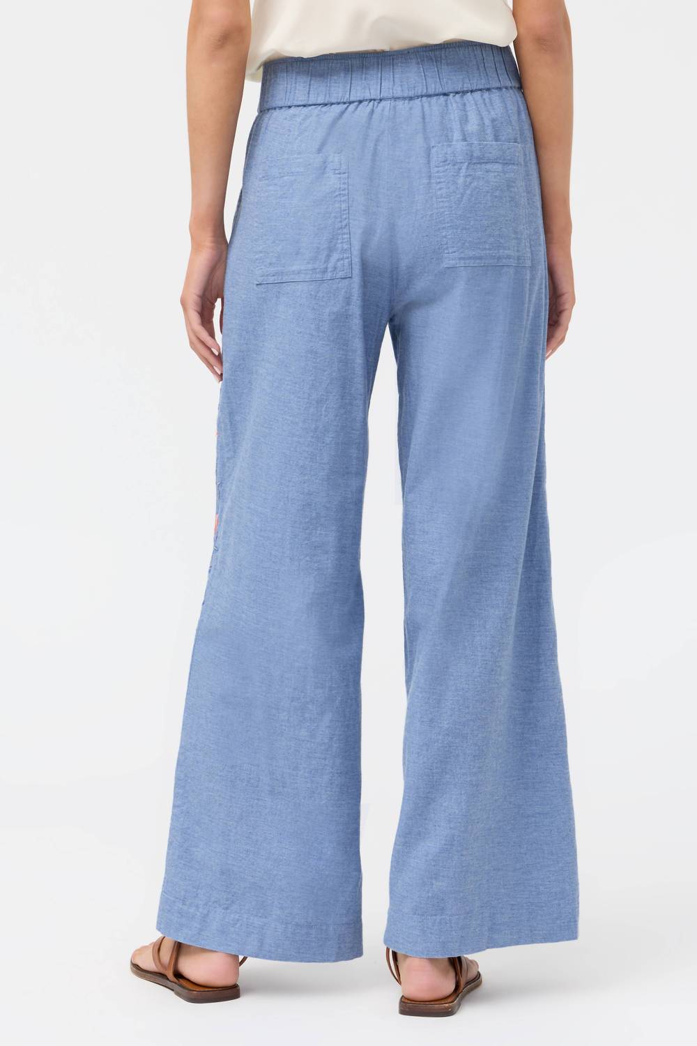 Johnny Was - ELIZABETH WIDE LEG PLEAT PANT
