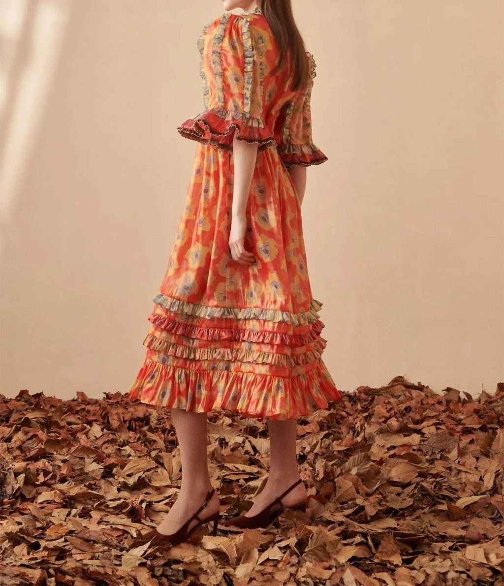 Celia B - Aura Ruffled Dress