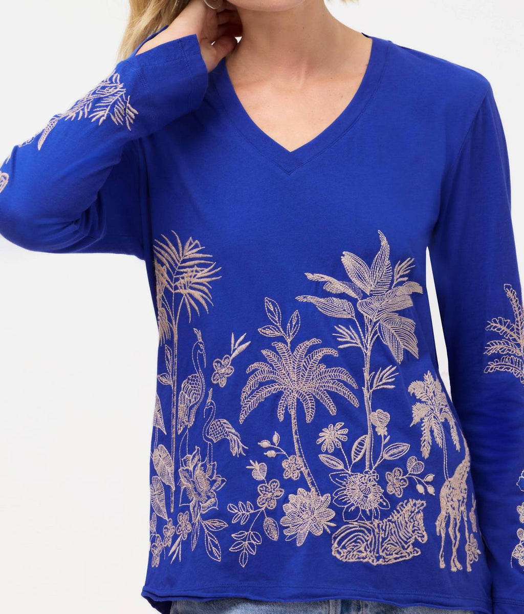 Johnny Was - RILEY SLIT SLEEVE TEE