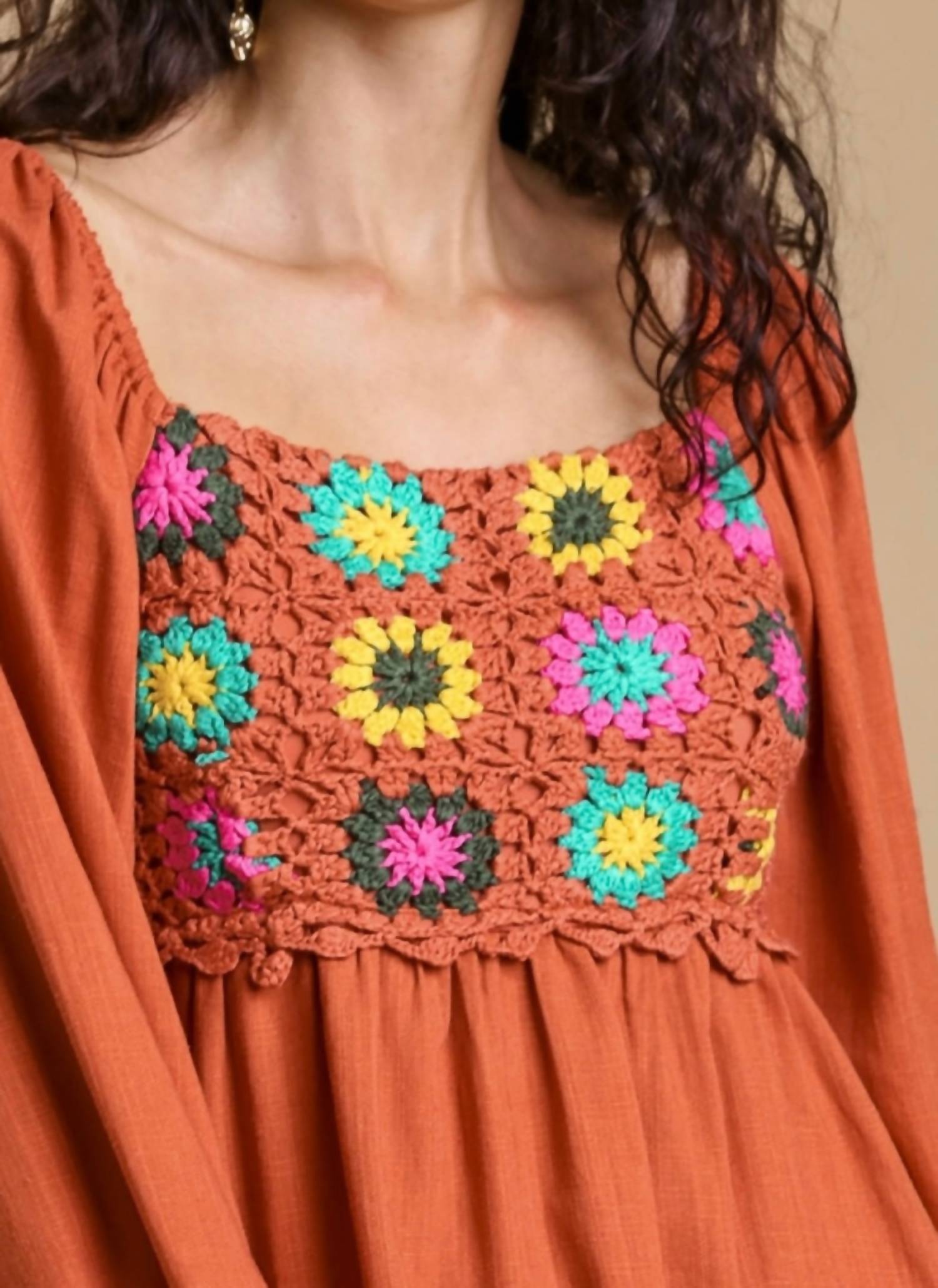 Umgee - Ellie Crochet Dress