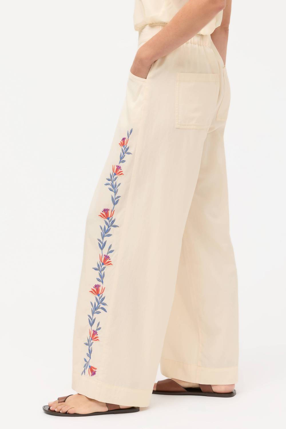 Johnny Was - ELIZABETH WIDE LEG PLEAT PANT