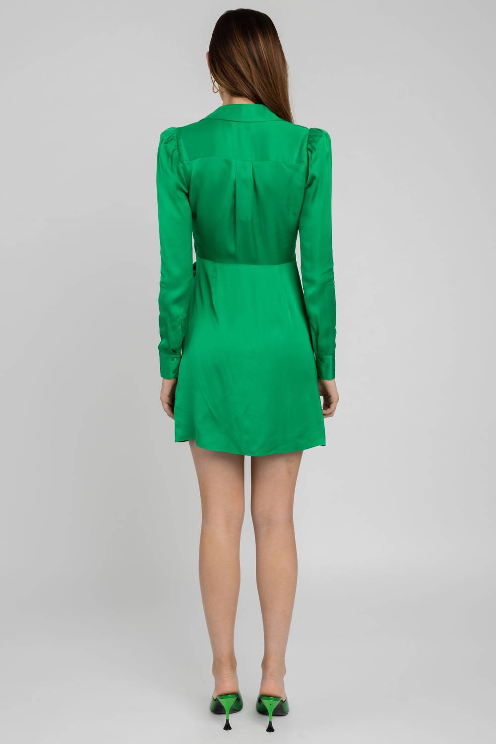 L'Agence - Amani Wrap Mini Dress