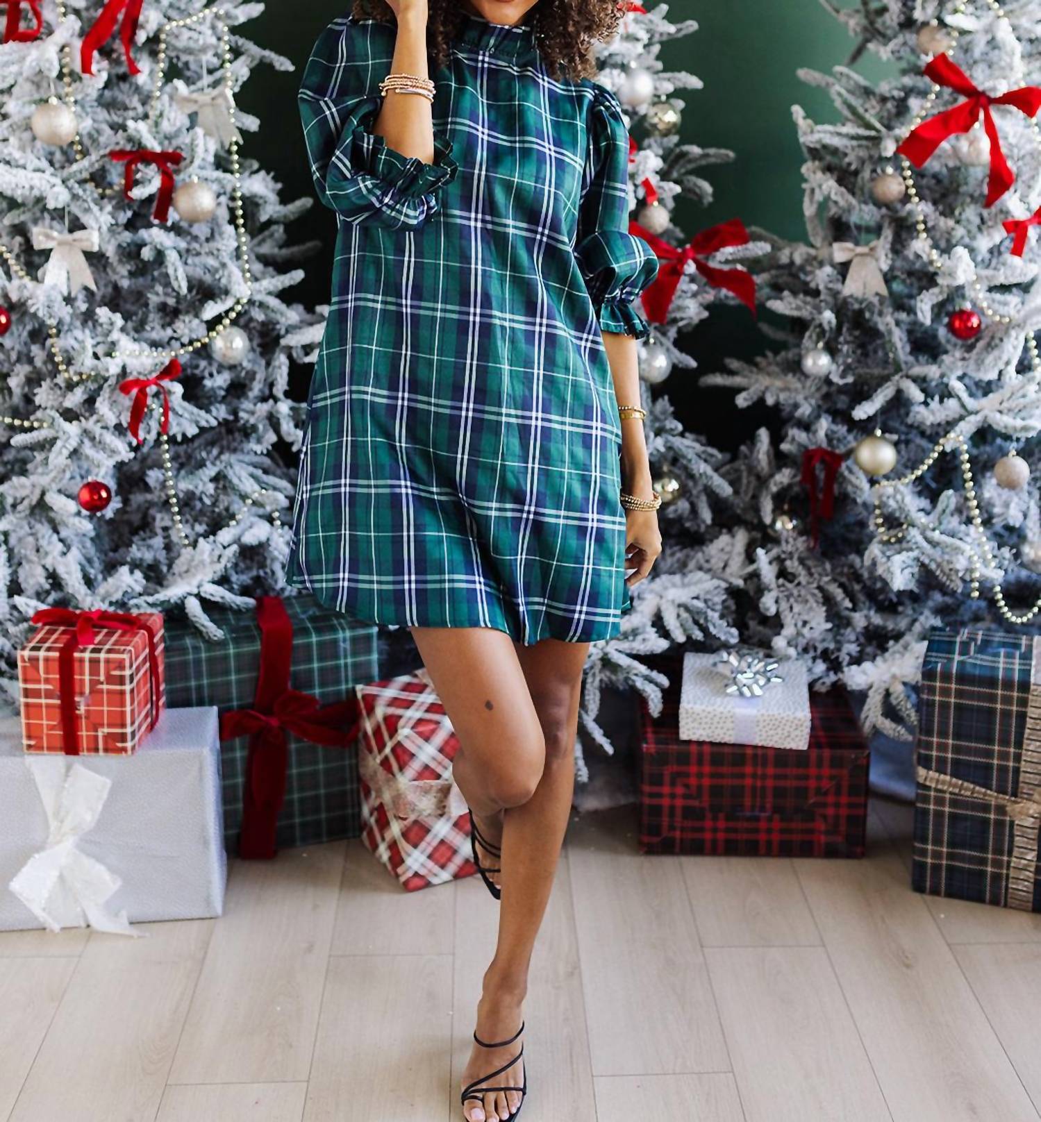 J.Marie - Jordyn Long Sleeve Bow Mini Dress