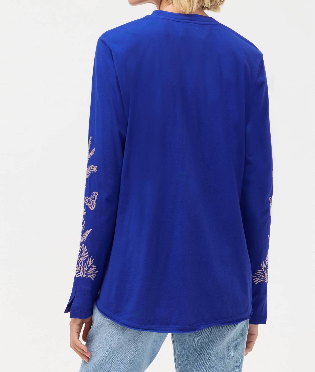 Johnny Was - RILEY SLIT SLEEVE TEE