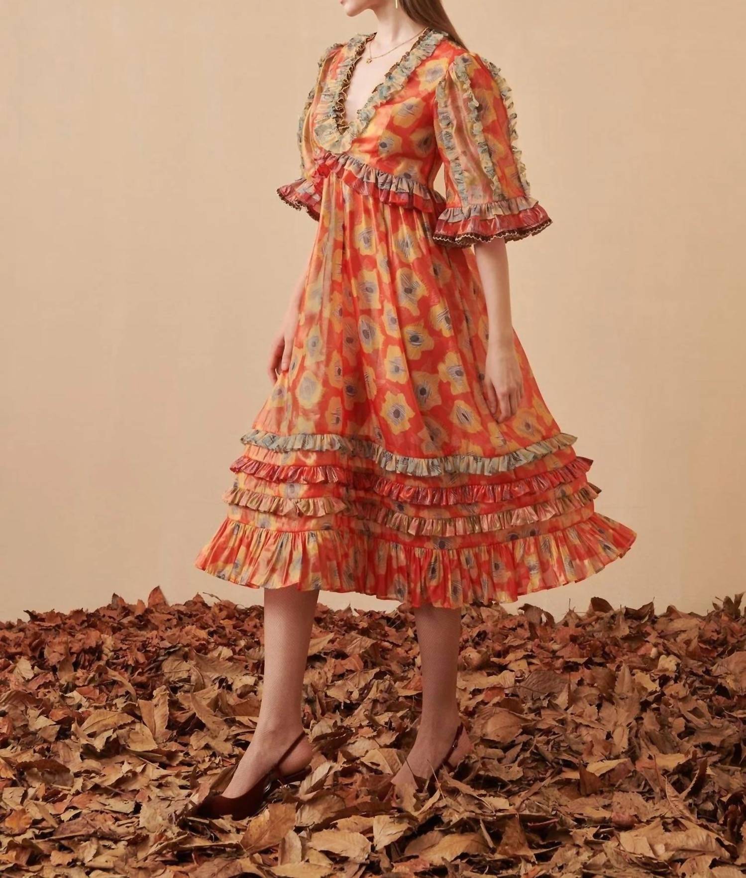 Celia B - Aura Ruffled Dress