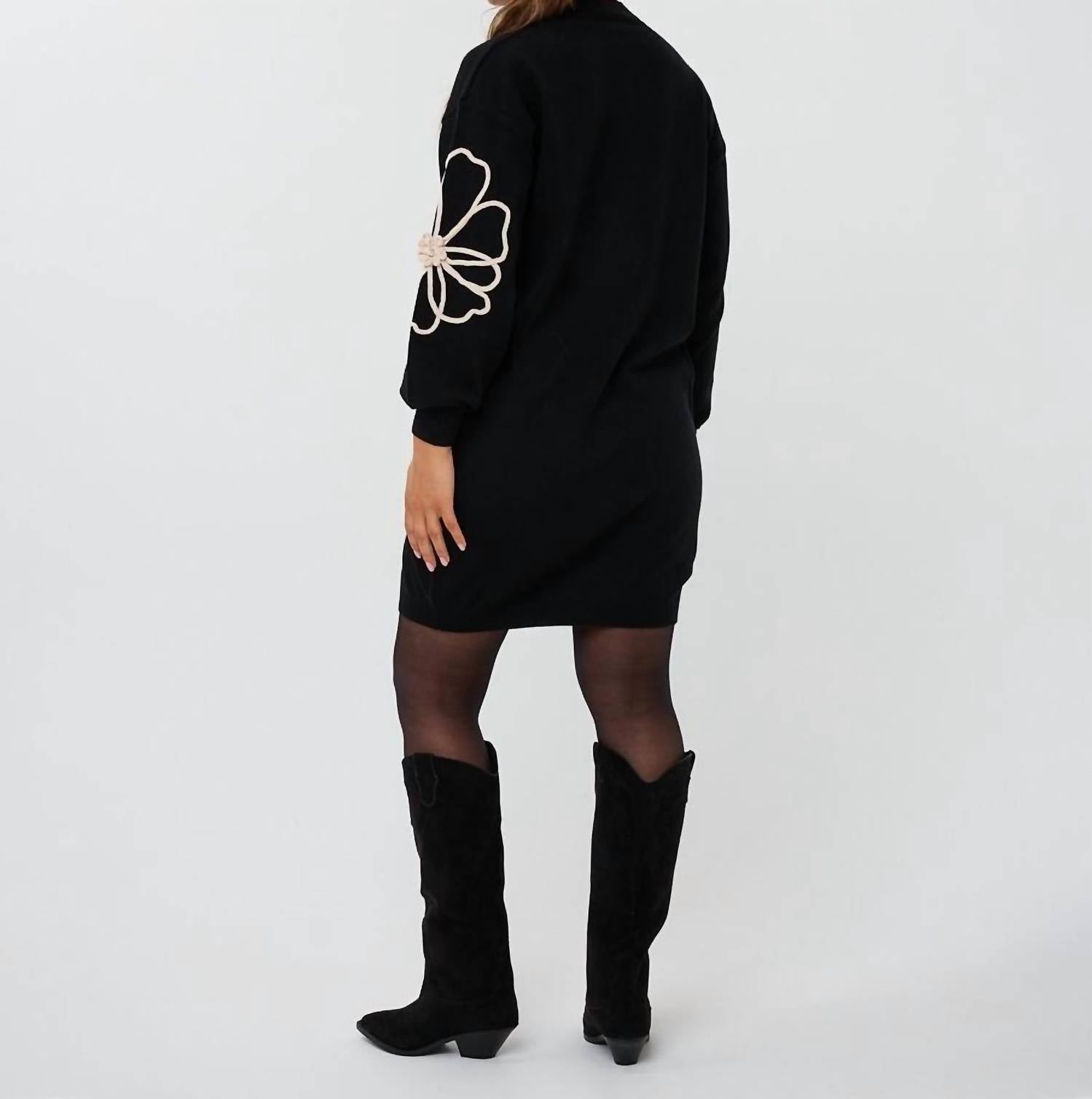 Esqualo - Tape flower dress